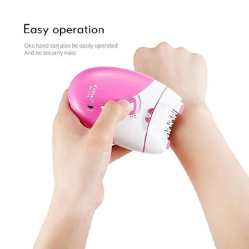 KM-189A Kemei Women Electric Rechargeable Hair Removal Epilator Painless Bikini Trimmer