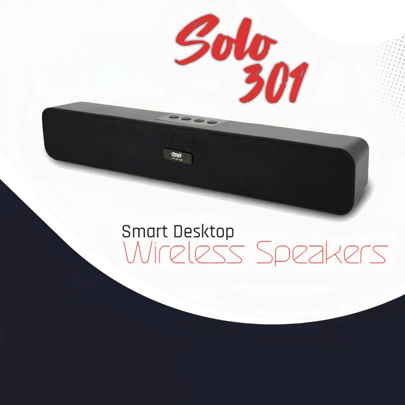 MTC Solo 301 Smart Wireless Desktop Speaker with 3D Stereo and Vibrate Bass