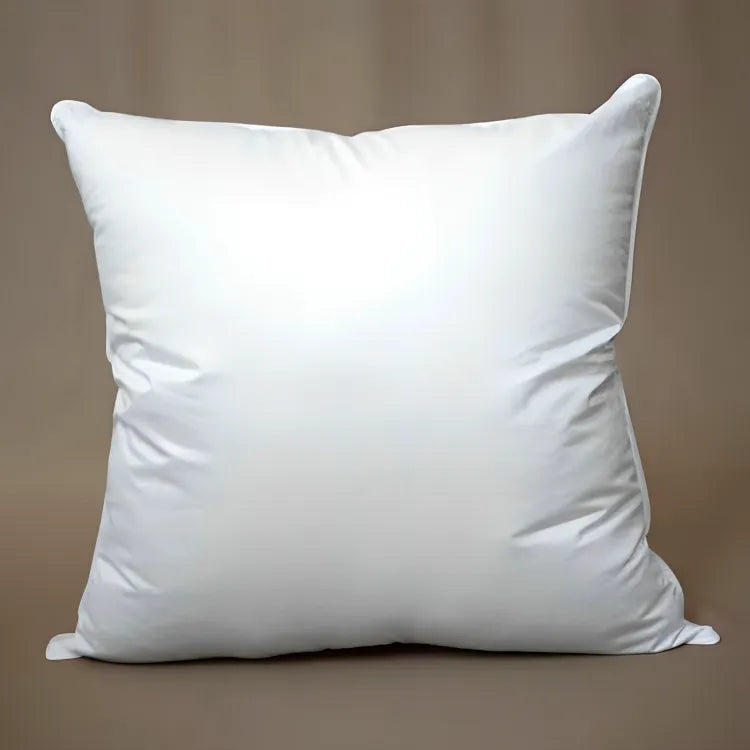 Ultimate Soft Comfortable 15x15 Inches Plain White Floor Cushion Square Lounger