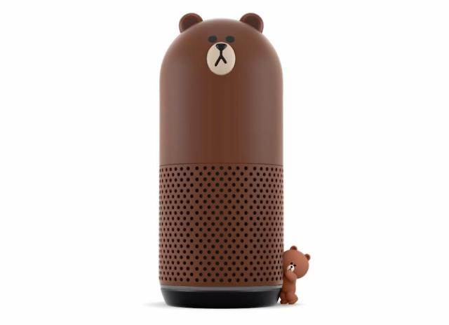 Clova Naver Friends+ Portable AI Speaker with 360 Degree Surround Sound, Bluetooth and Voice Control - Al-Raheem Imports