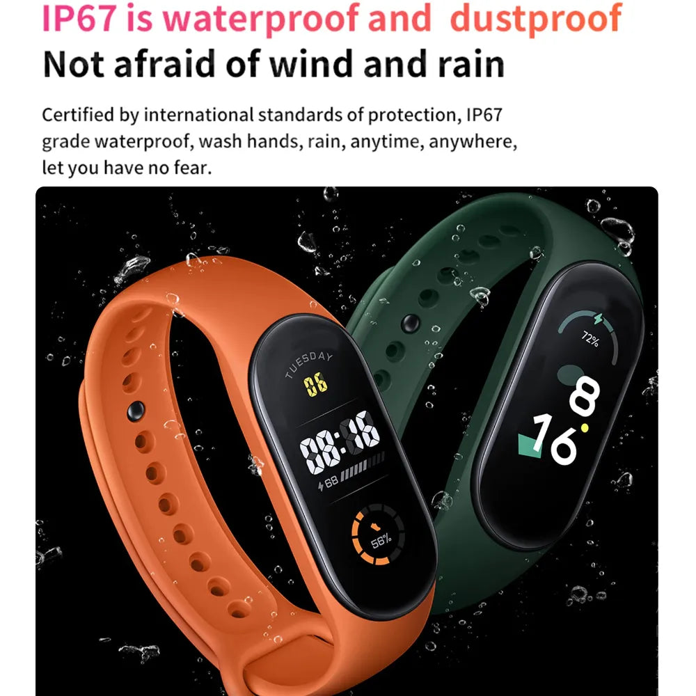 M7 Waterproof IP67 Smart Fitness Band with Heart Rate and Sleep Monitoring