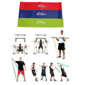 3pcs Latex Resistance Bands Set for Workout Fitness Yoga and Strength Training - Al-Raheem Imports