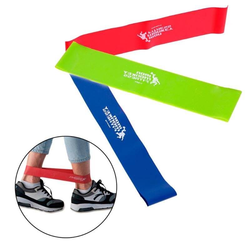 3pcs Latex Resistance Bands Set for Workout Fitness Yoga and Strength Training - Al-Raheem Imports
