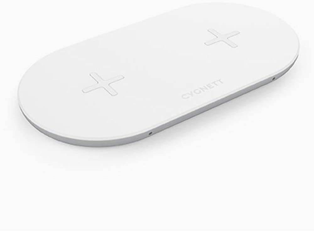Cygnett TwoFold 20W Dual Wireless Charger with Smart Fast Charging and 1.5m Cable - Al-Raheem Imports