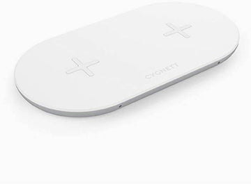Cygnett TwoFold 20W Dual Wireless Charger with Smart Fast Charging and 1.5m Cable - Al-Raheem Imports