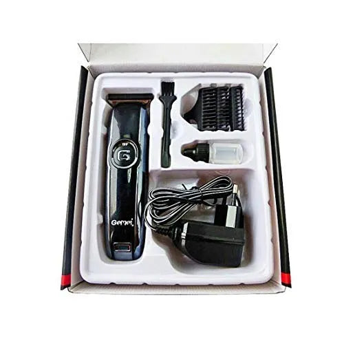 GEEMY GM-6050 Professional T-Blade Hair Trimmer Rechargeable Cordless