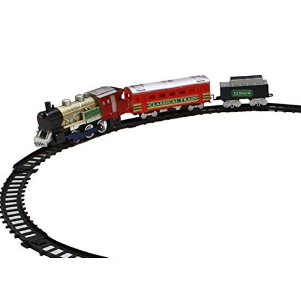 Western Express Railroad Engine and Tracks Play Set 11 Pieces for Kids