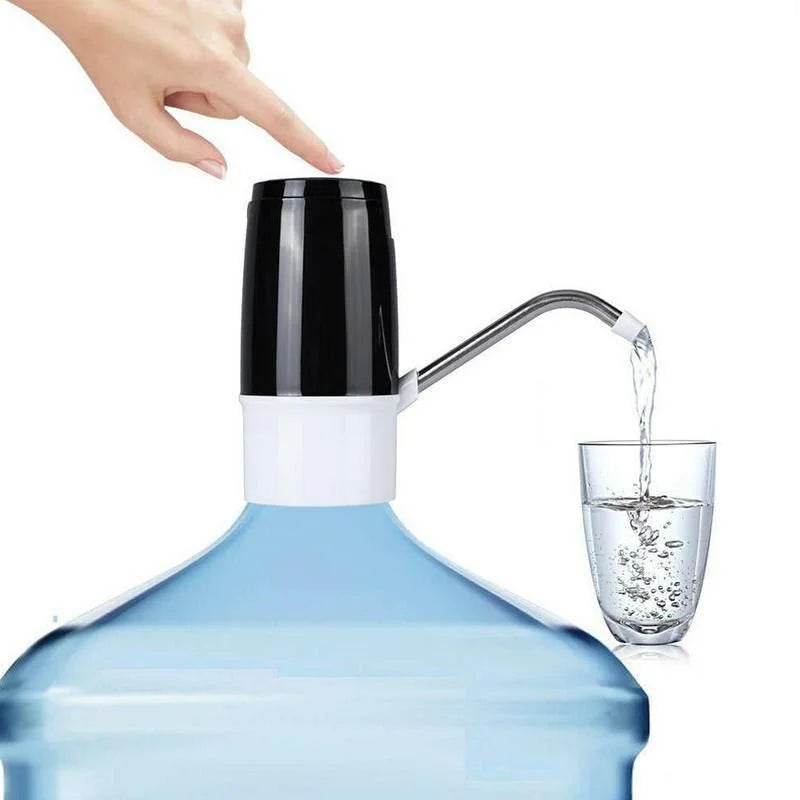 Portable Electric Water Bottle Pump Dispenser USB Charging Gallon Drinking Bottle Switch Pump - Al-Raheem Imports