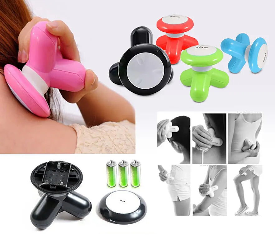 Mini Portable Handheld Full Body Massager for Pain Relief and Relaxation