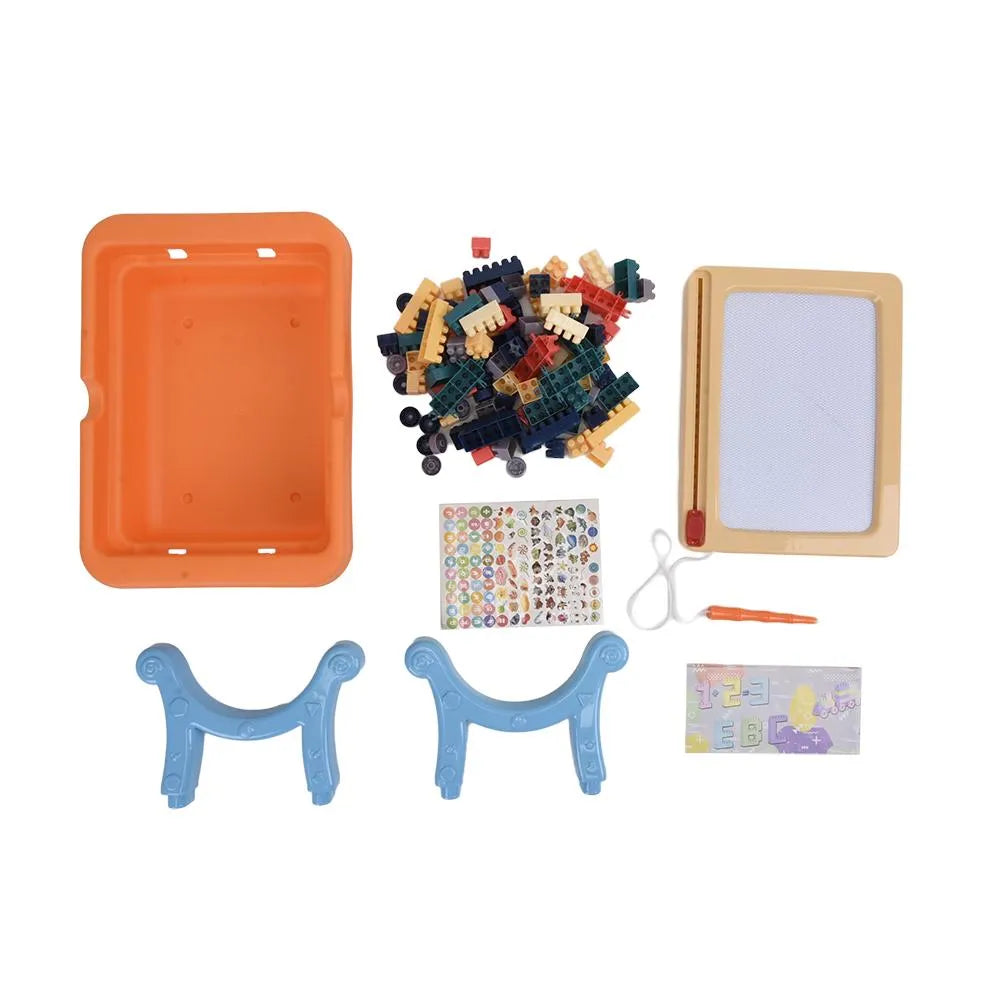 2 In 1 Magnetic Drawing Board and Block Type Handwriting Pad | Educational Toy for Kids, Little Artist Set