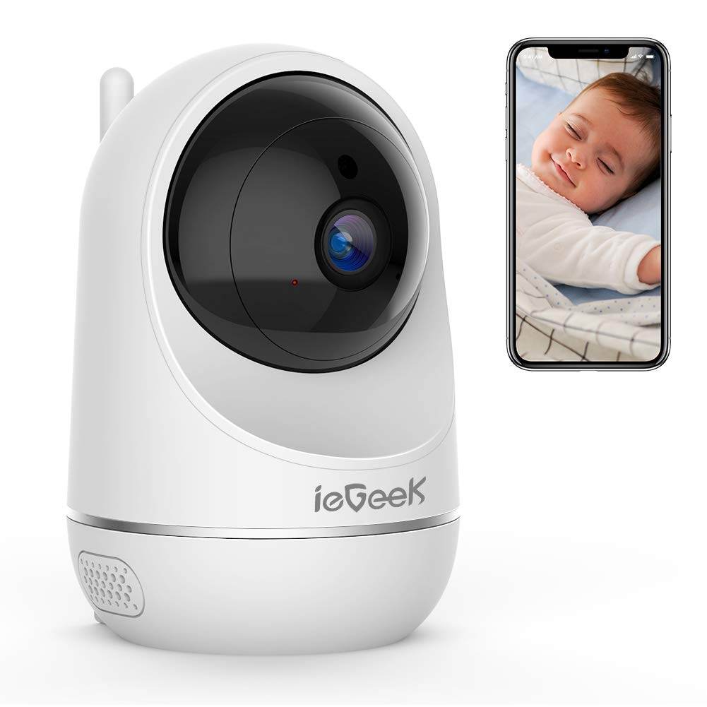 IeGeek WiFi IP Camera 1080P Wireless Indoor CCTV with Baby Cry Detection & Motion Tracking Home Security Surveillance System - Al-Raheem Imports