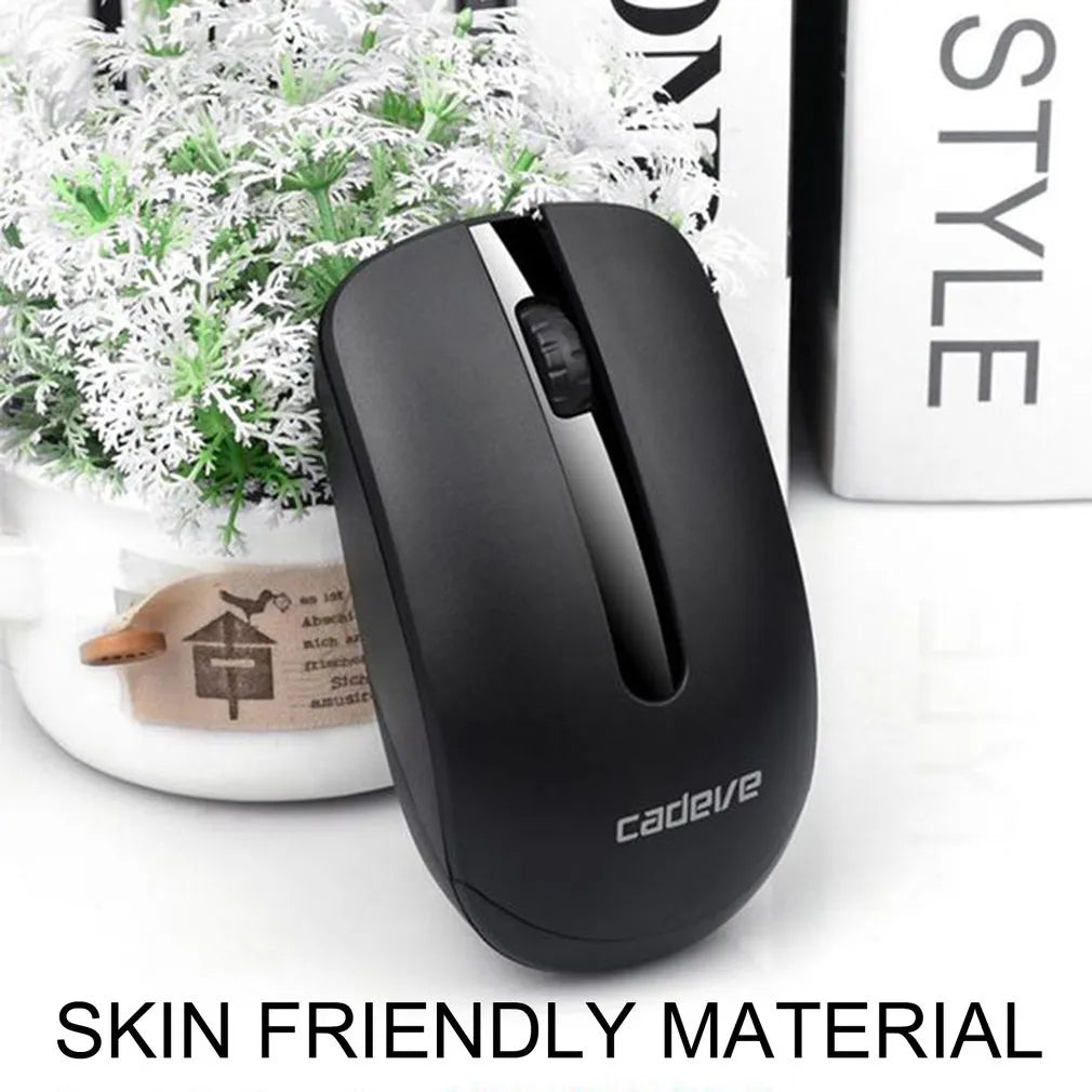 BP-K1 USB Wireless Mouse Compact Ergonomic Optical Mouse for PC and Laptop