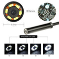 3.5M 7mm Endoscope Camera HD with 6 LED Soft Cable Waterproof Inspection Borescope for Android and PC - Al-Raheem Imports