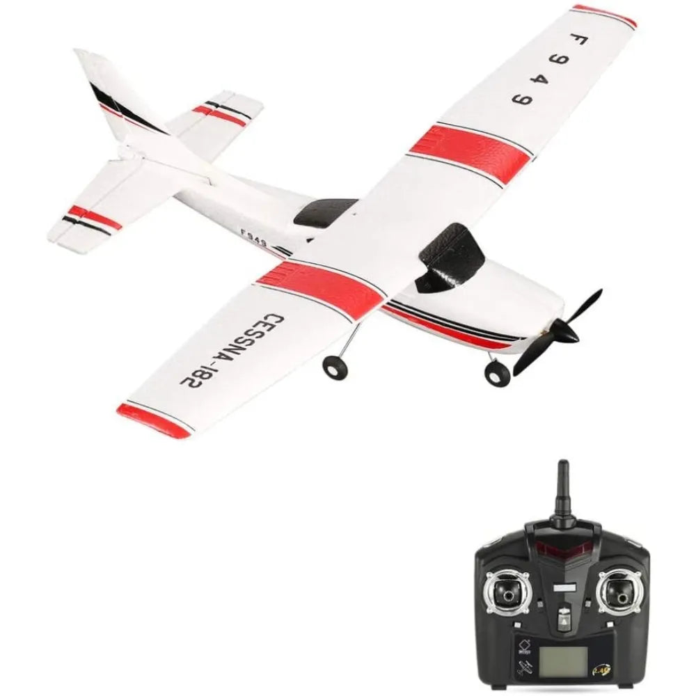 Gool RC F949S Cessna 182 RC Airplane 3CH Fixed Wing with Gyro 25Min Flight Time EPP Foam Beginner Friendly