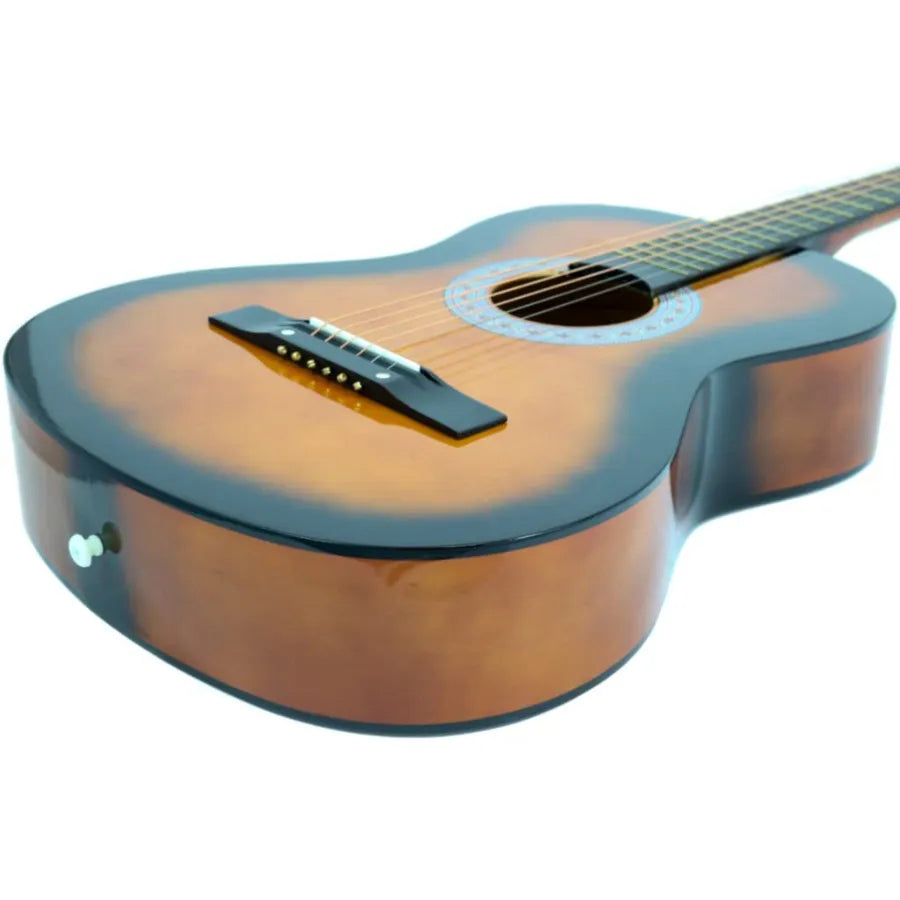 38 Inch 6-String Acoustic Guitar 831-S Wood Body Steel Strings for Beginners with 19 Frets