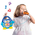 Penguin Karaoke Buddy Toy Musical Microphone with Echo LED Lights for Kids - Al-Raheem Imports