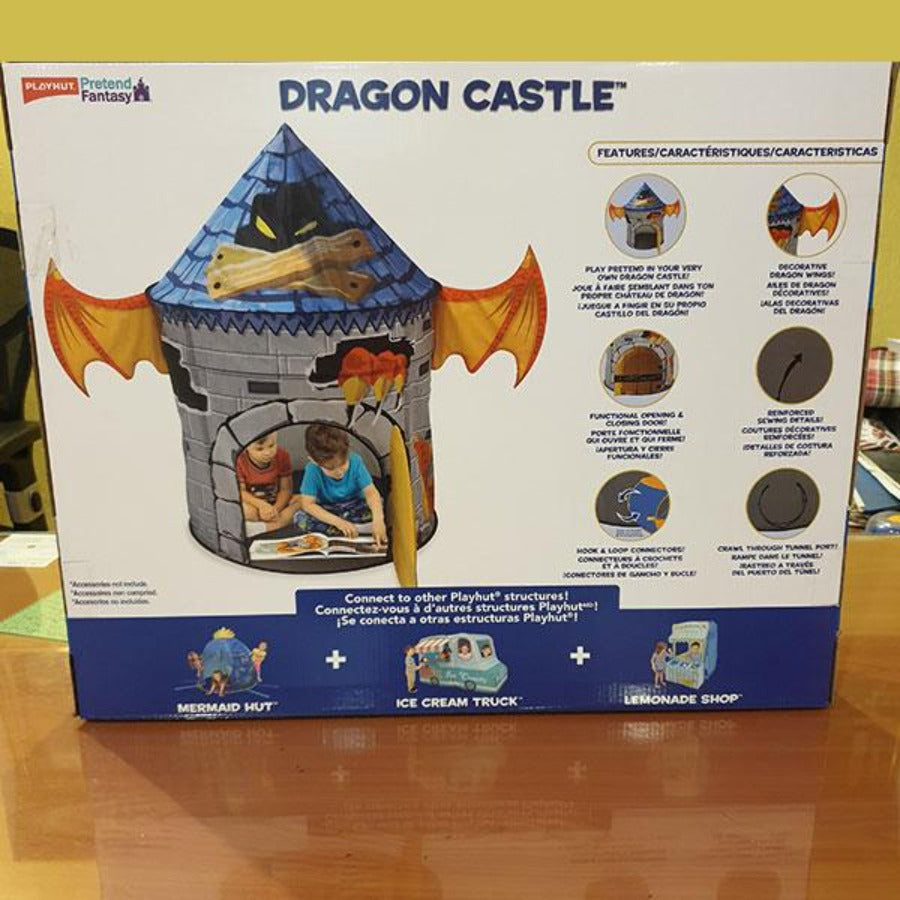 Children Creative Dragon Castle Tent Play House for Indoor and Outdoor Adventures