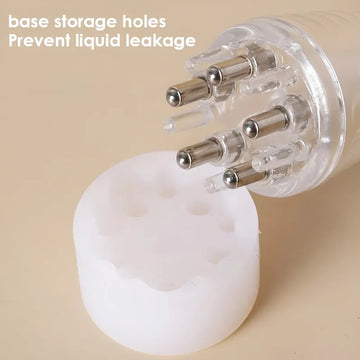 TYQ 05 Mini Portable 6ML Scalp Applicator Comb with Rolling Ball Massage and Precision Fluid Application for Hair Essential Oils and Growth Serums