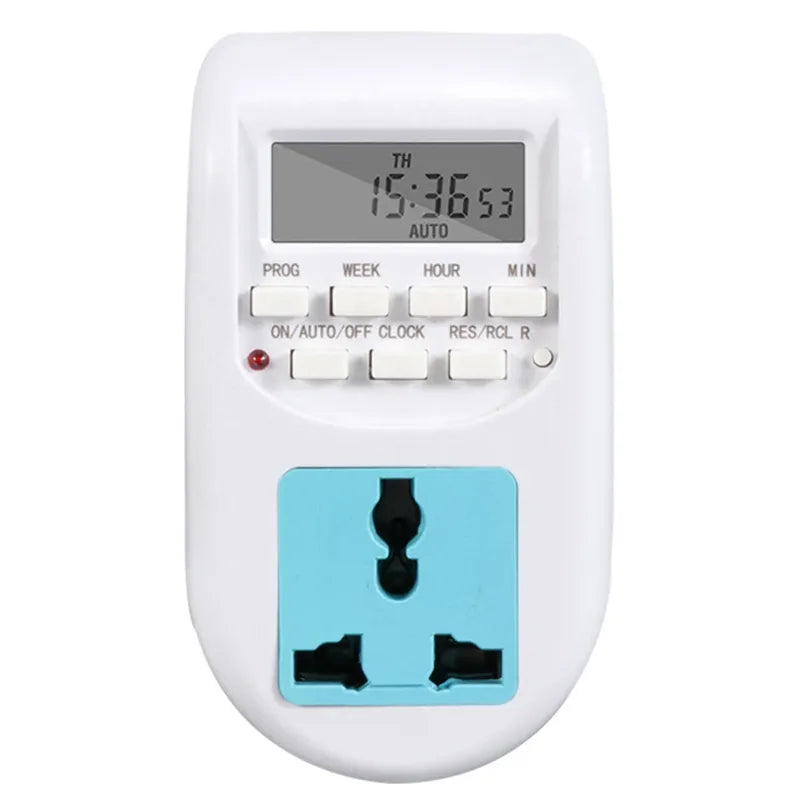 LCD Display Digital Programmable Timer Switch Socket 2300W Energy Saver