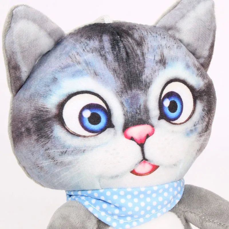 Cute Cat Plush Stuffed Animal Cartoon Toy
