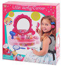 Little Vanity Corner Playset With Accessories Hairbrush Nail Paints Hair Dryer Perfume Comb - Al-Raheem Imports