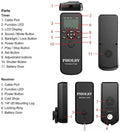 Pholsy Wireless Shutter Remote Control with Digital Timer for Fujifilm Cameras 60m Range - Al-Raheem Imports