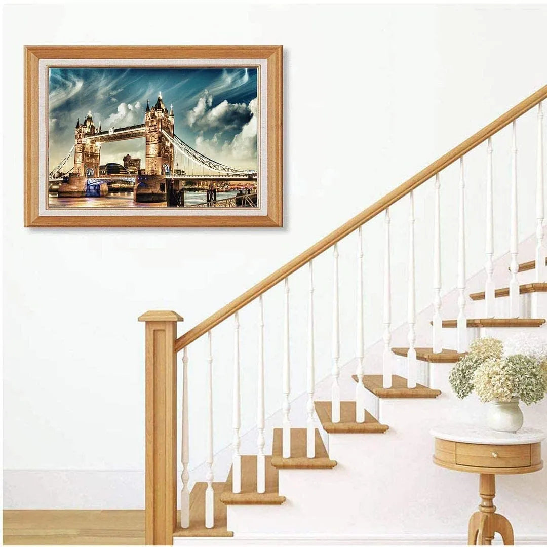 Meryi London Tower Customized Jigsaw Puzzles for Adults 1500 Pieces Large Format Educational Brain Training Game