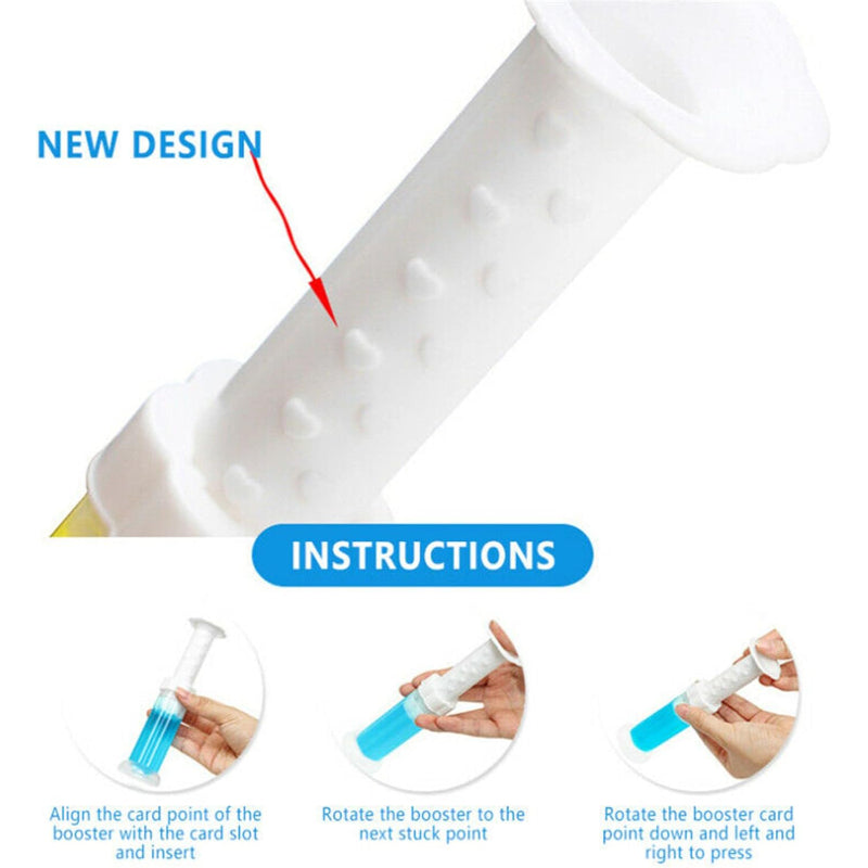 Pack of 2 Aromatic Toilet Cleaning Gel Stamps Blossoming Freshness with Flower Shaped Design and Long Lasting Fragrance for Bathroom Deodorizing