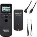 Pholsy Wireless Shutter Remote Control with Digital Timer for Fujifilm Cameras 60m Range - Al-Raheem Imports