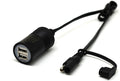 Cliff-Top 3.3 Amp Motorcycle Dual USB Weatherproof SAE to USB Cable Adapter for Motorcycles Cars Boats - Al-Raheem Imports