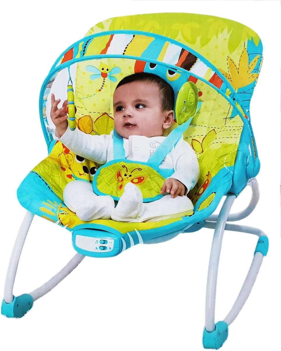 Newborn to Toddler Rocker with Soothing Music and Vibrations for Babies