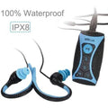 Waterproof MP3 Player with FM Radio and Underwater Headphones for Swimming 8GB Memory - Al-Raheem Imports