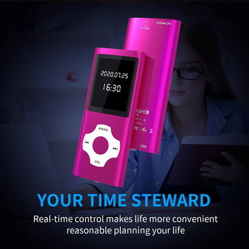 1.8" LCD MP3 Player with Recorder & FM Radio 8GB Portable Digital Audio Player