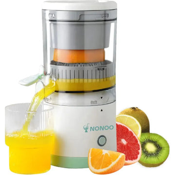 Automatic Household Electric Citrus Juicer With USB Rechargeable and Cleaning Brush