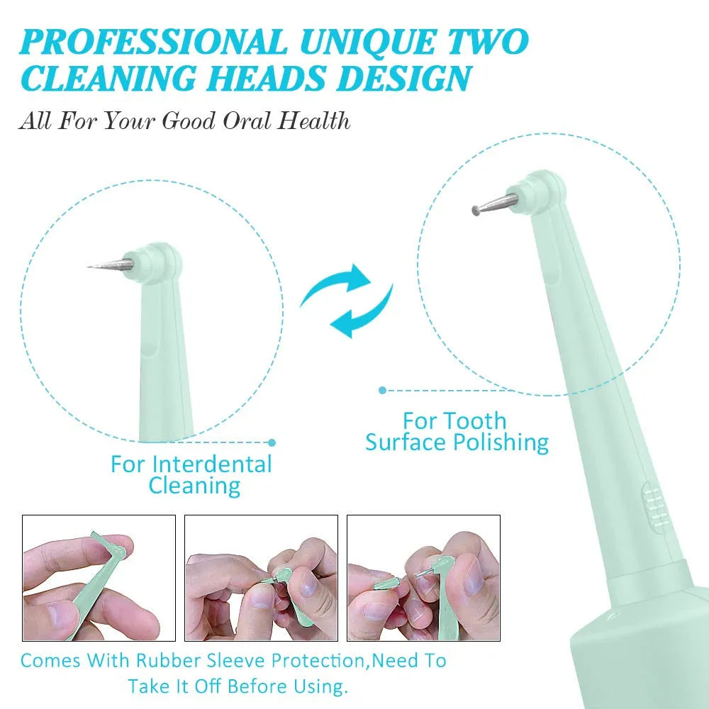 Alitake Electric Dental Calculus Remover with LED Light 3 Modes IPX6 Waterproof Teeth Cleaner