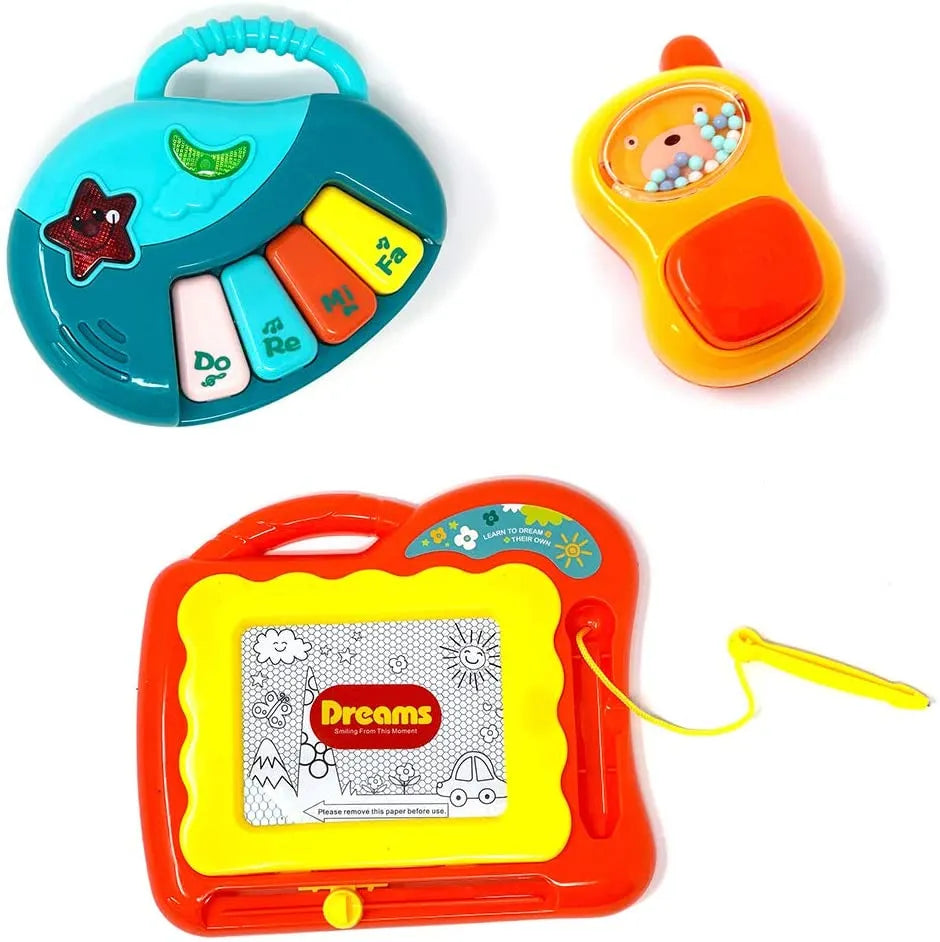 4 In 1 Baby Walker Toddler Push Music Walker Educational Learning Toy