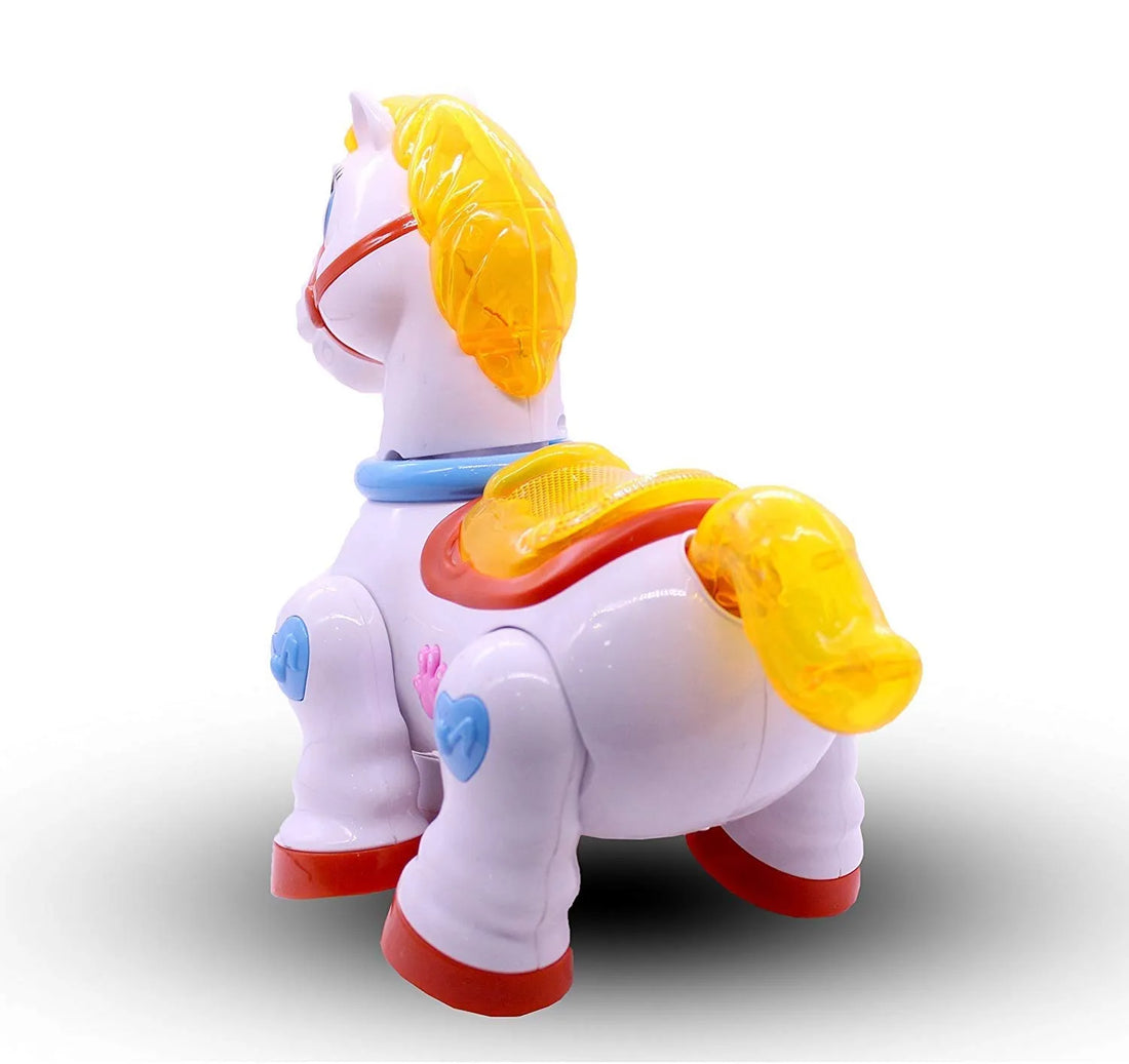 Cute Dony Pony Horse Walking Toy with Light and Sound for Kids