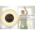 Wake Up Light Alarm Clock with FM Radio, Nature Sounds, Smart Snooze Functions, and USB Charger - Al-Raheem Imports