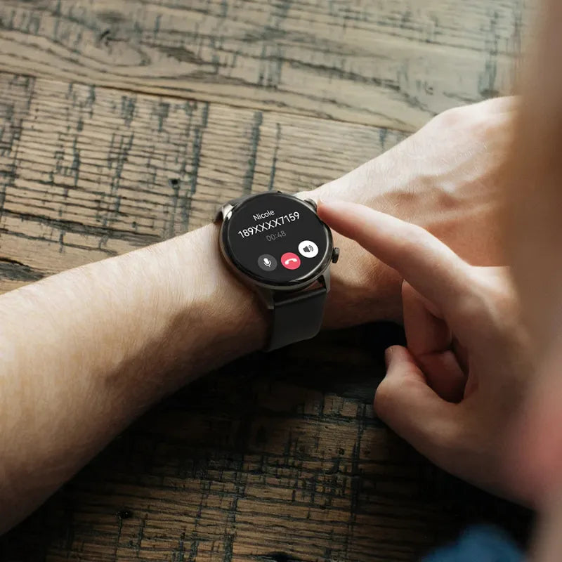 Haylou Solar Plus RT3 1.43 Inch AMOLED Bluetooth Calling Smartwatch with 105 Sports Modes and IP68 Water Resistance