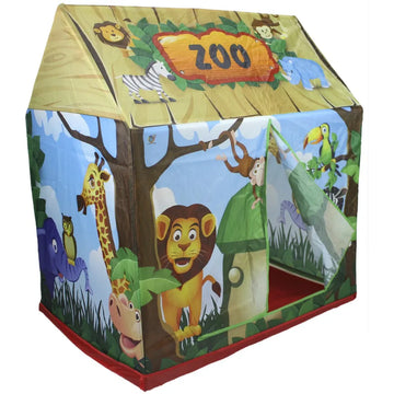 Children Creative Forest Tent Play House Indoor Outdoor Zoo Theme Play Tent for Kids