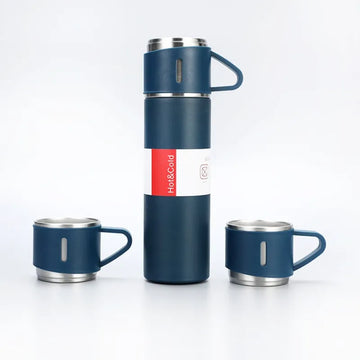 500ml High Quality Food Grade Stainless Steel Vacuum Flask Set with 12 Hour Thermal Insulation BPA Free Leak Proof Water Bottle for Hot and Cold Drinks