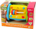 Baby Musical Spinning Wheel Toy Fun Learning Toy for Crawling Coordination - Al-Raheem Imports