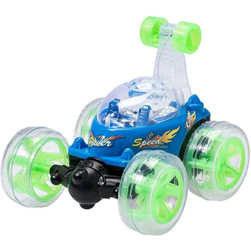 Cyclonic Extreme 360 Degree Tumbling Stunt RC Vehicle Toy with LED Lights