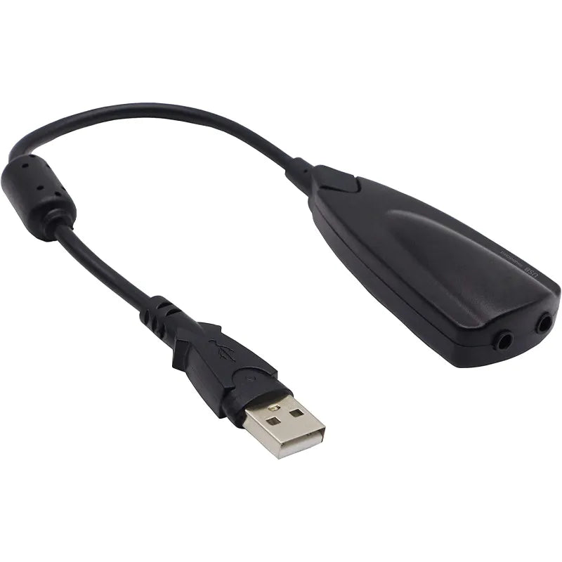 5Hv2 USB 2.0 Virtual 7.1 Channel External Sound Card Adapter
