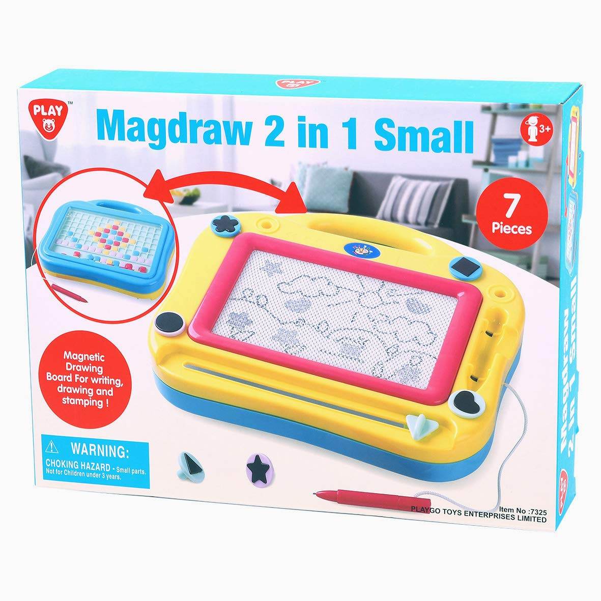 Magdraw 2 In 1 Small Kids Writing Play Board Toy - Al-Raheem Imports