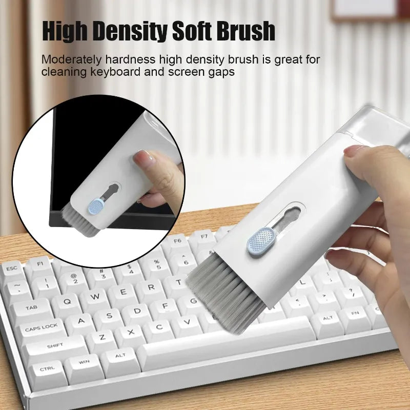 7-in-1 Mini Portable Cleaning Kit for Keyboard, Earbuds, Mobile & Laptop