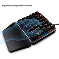 Sades TS-35 One Handed 35 Keys Mechanical RGB Gaming Keyboard with LED Backlit - Al-Raheem Imports