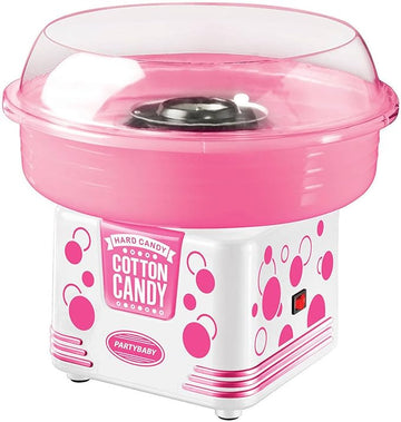 Nostalgia Electrics Cotton Candy Maker Hard Candy and Sugar Candy Floss Machine for Home Use