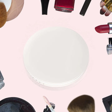 3000mAh Makeup Mirror Power Bank with LED Light Portable Phone Charger Compact Travel Vanity Mirror