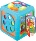 Side To Side Discovery Cube Baby Toy 5 in 1 Activity Cube with Sounds, Lights, Melodies - Al-Raheem Imports